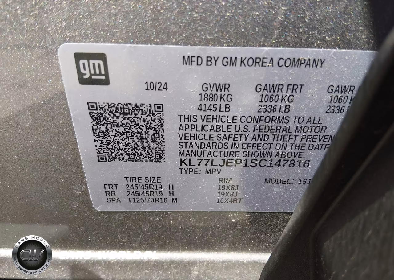 2025 Chevrolet Trax Fwd 2Rs VIN:KL77LJEP1SC147816 - 9