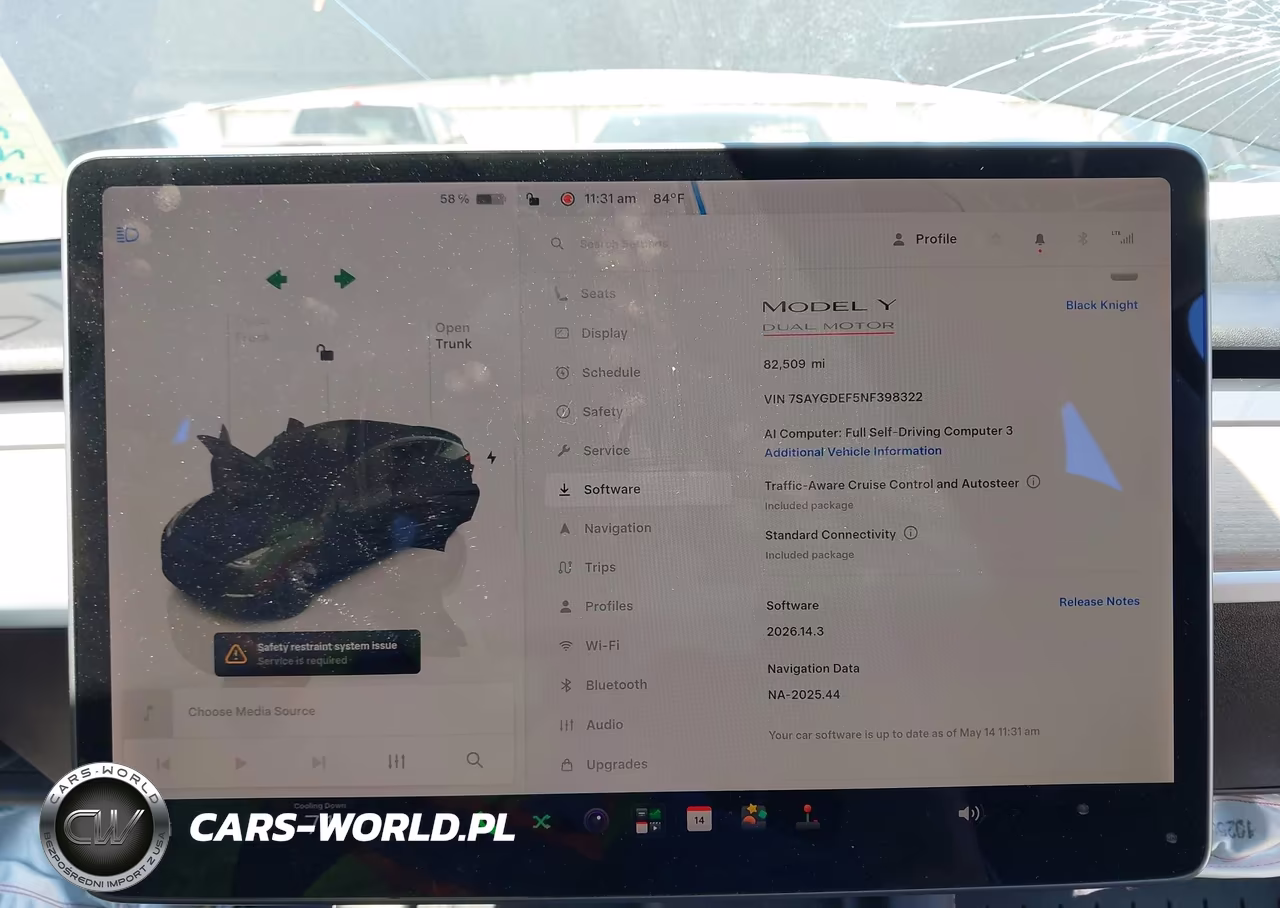 2022 Tesla Model Y Performance Dual Motor All-Wheel Drive VIN:7SAYGDEF5NF398322 - 7