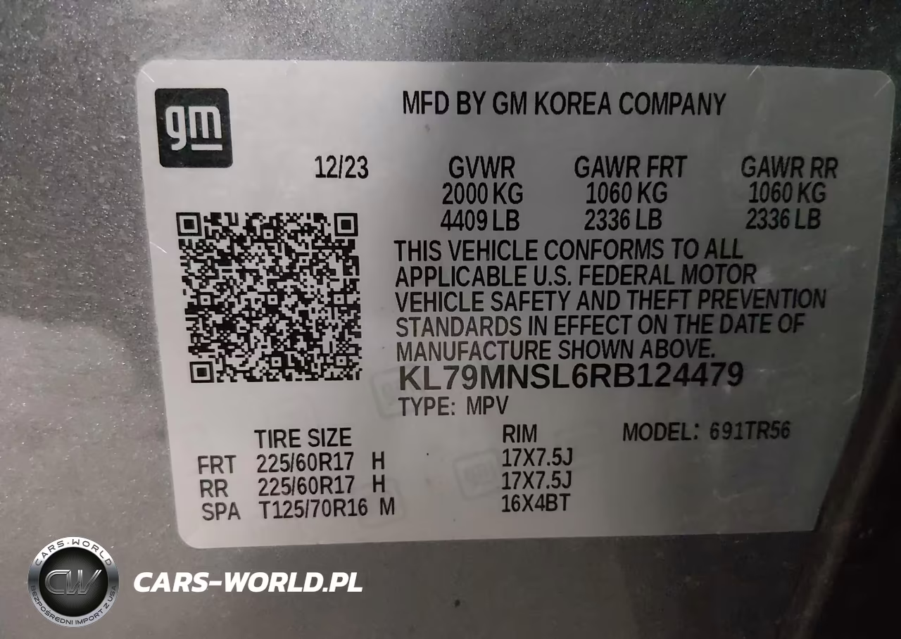 2024 Chevrolet Trailblazer Awd Ls VIN:KL79MNSL6RB124479 - 9