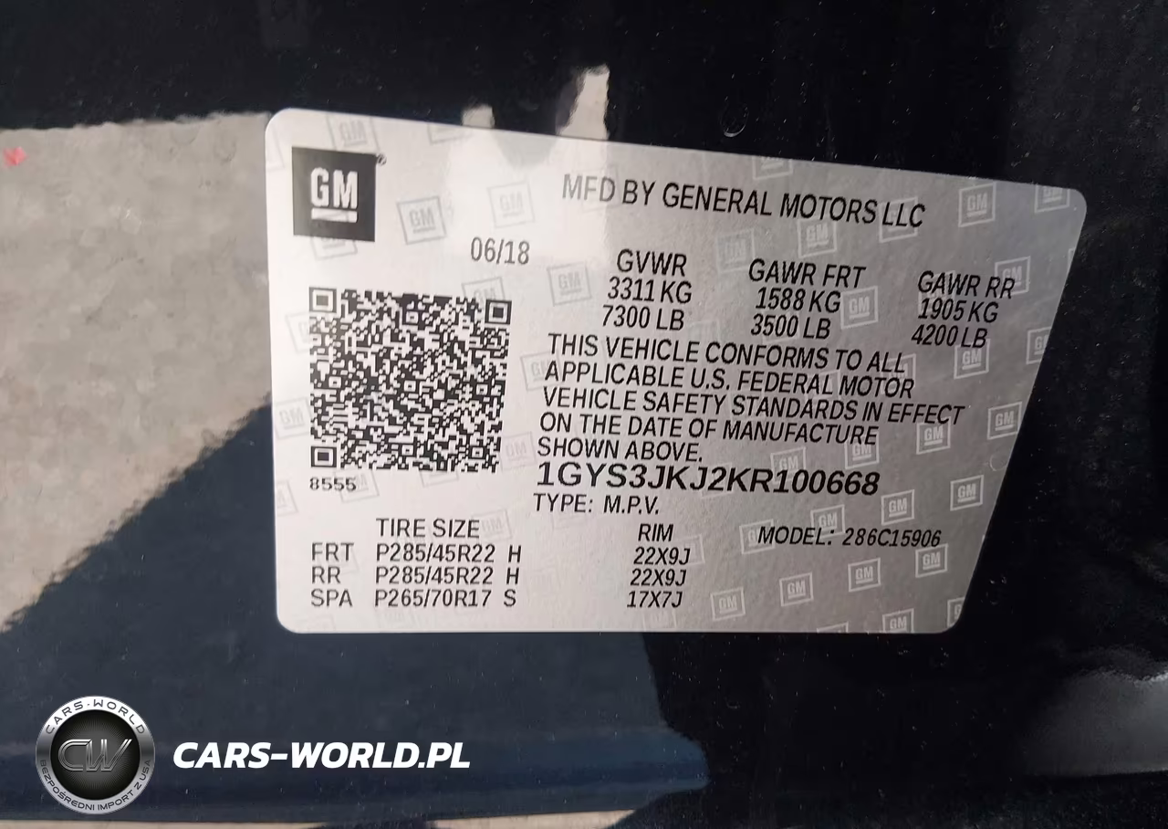 2019 Cadillac Escalade Esv Premium Luxury VIN:1GYS3JKJ2KR100668 - 9