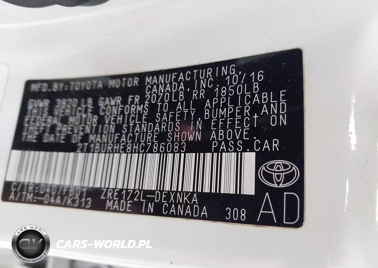 2017 Toyota Corolla Le VIN:2T1BURHE8HC786083 - 9