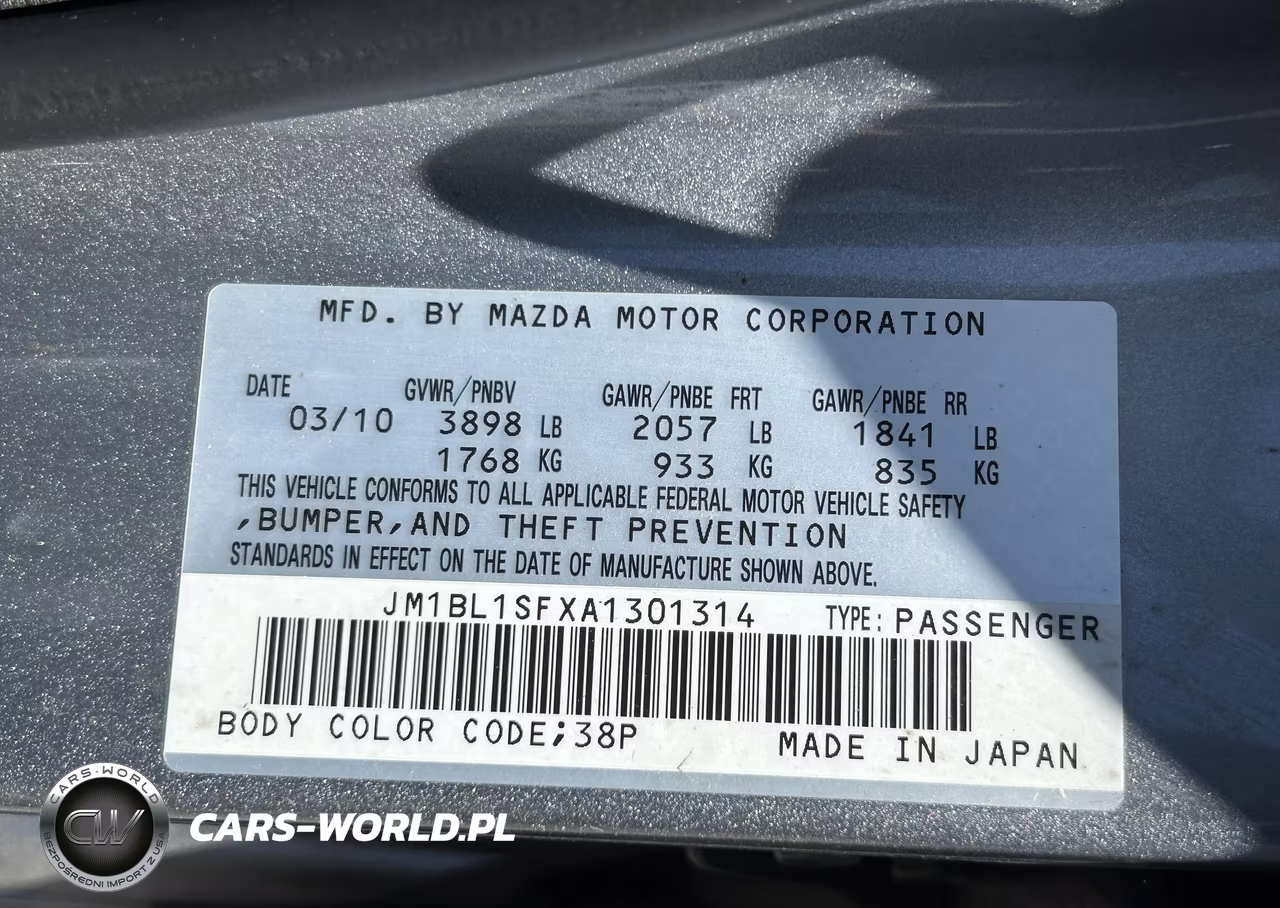 2010 Mazda Mazda3 I Touring VIN:JM1BL1SFXA1301314 - 9