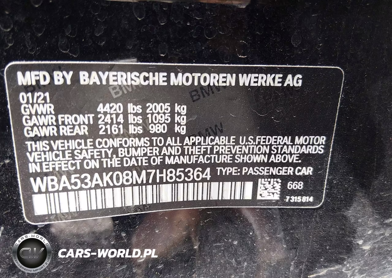 2021 BMW 228I Gran Coupe Sdrive VIN:WBA53AK08M7H85364 - 9