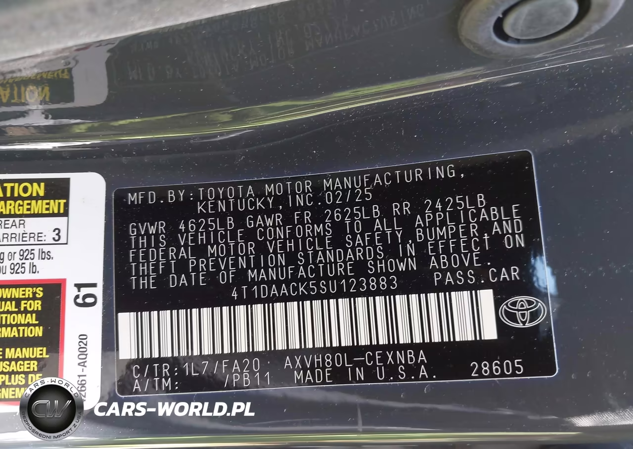 2025 Toyota Camry Le VIN:4T1DAACK5SU123883 - 9