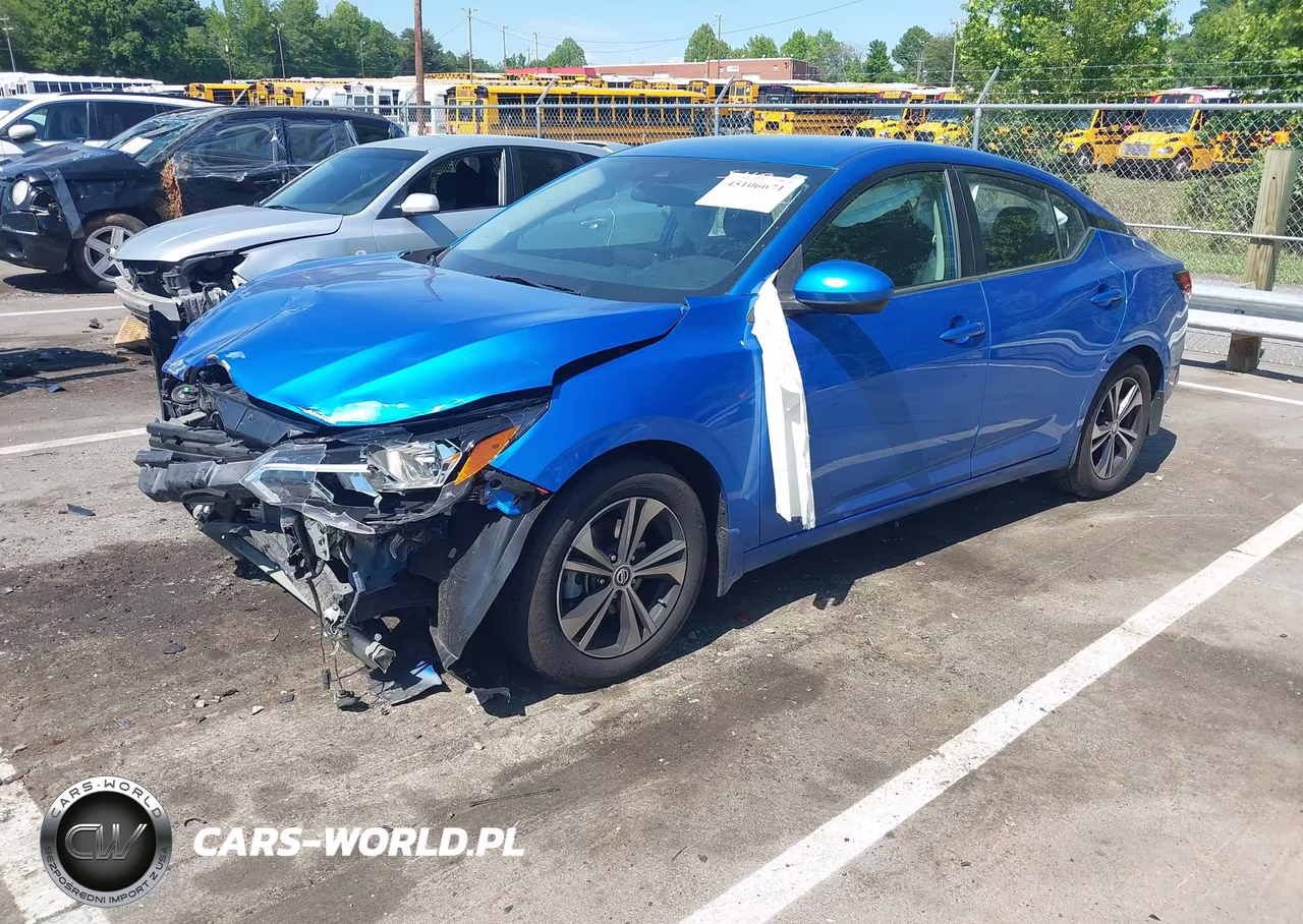 2021 Nissan Sentra Sv Xtronic Cvt VIN:3N1AB8CV9MY274509 - 2