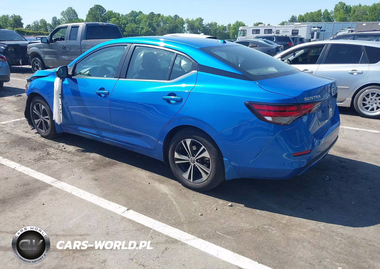 2021 Nissan Sentra Sv Xtronic Cvt VIN:3N1AB8CV9MY274509 - 3