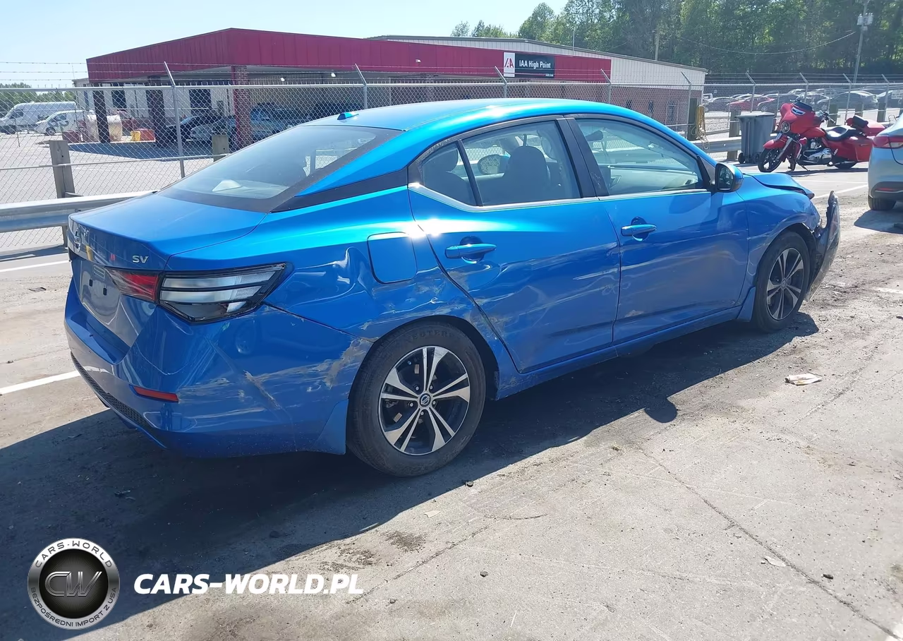 2021 Nissan Sentra Sv Xtronic Cvt VIN:3N1AB8CV9MY274509 - 4