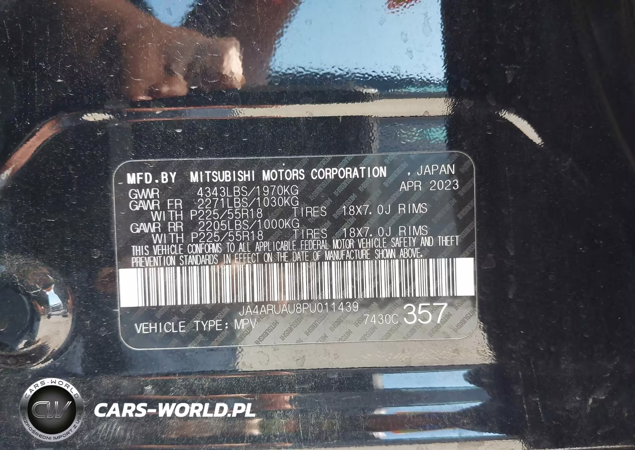 2023 Mitsubishi Outlander Sport 2.0 Le Awc VIN:JA4ARUAU8PU011439 - 9