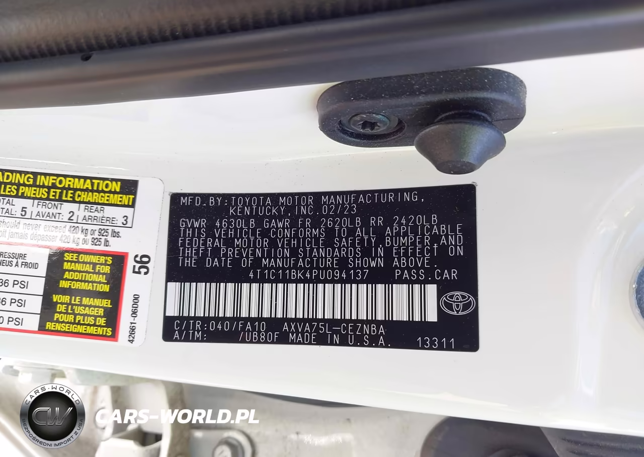 2023 Toyota Camry Le VIN:4T1C11BK4PU094137 - 9