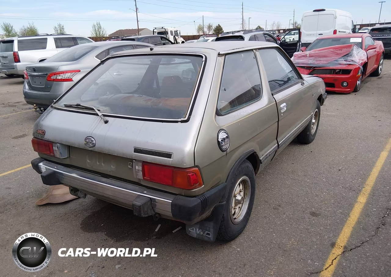 1981 Subaru Gl 4Wd VIN:JF2AF53B6BE124309 - 4