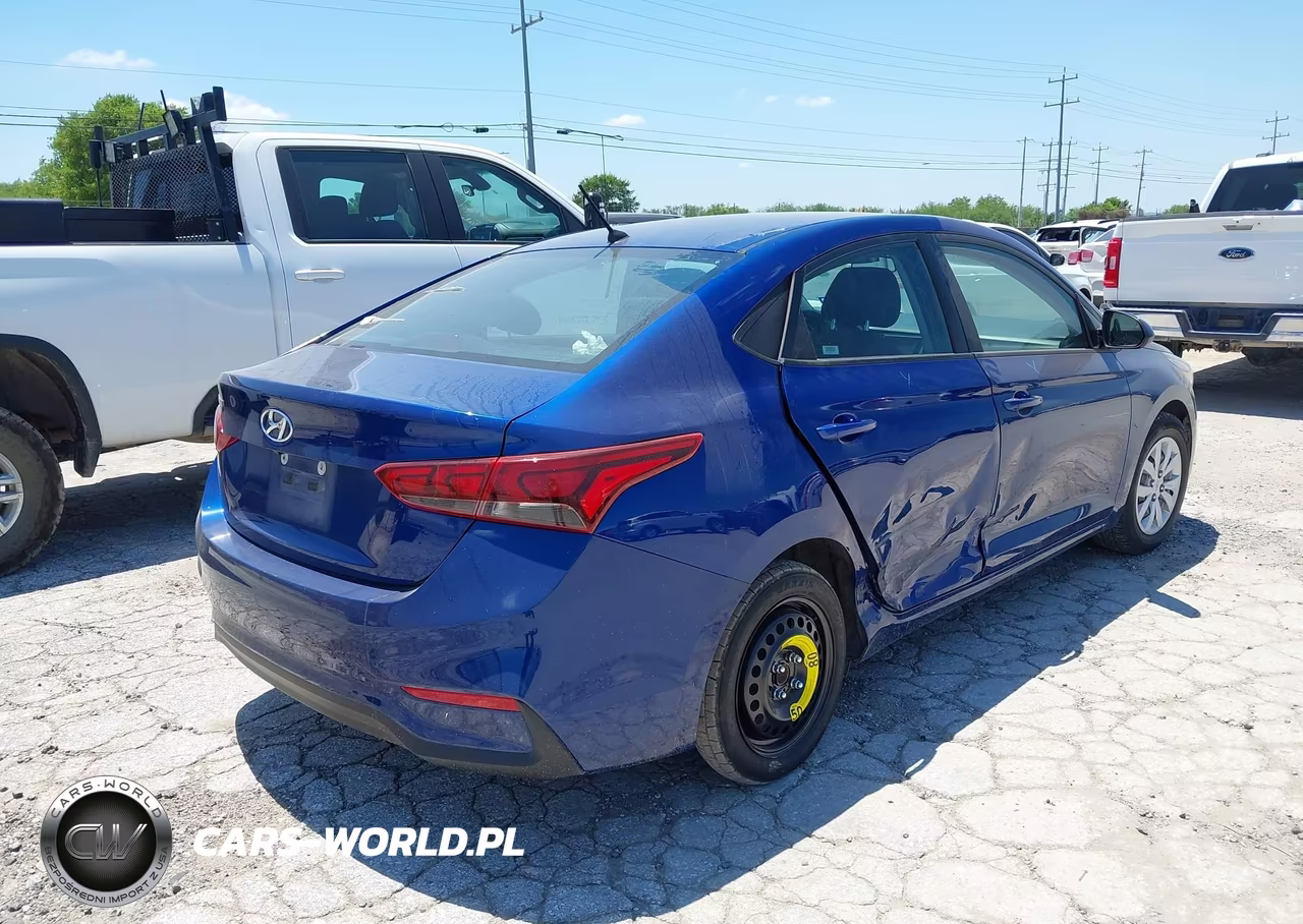 2021 Hyundai Accent Se VIN:3KPC24A60ME147465 - 4