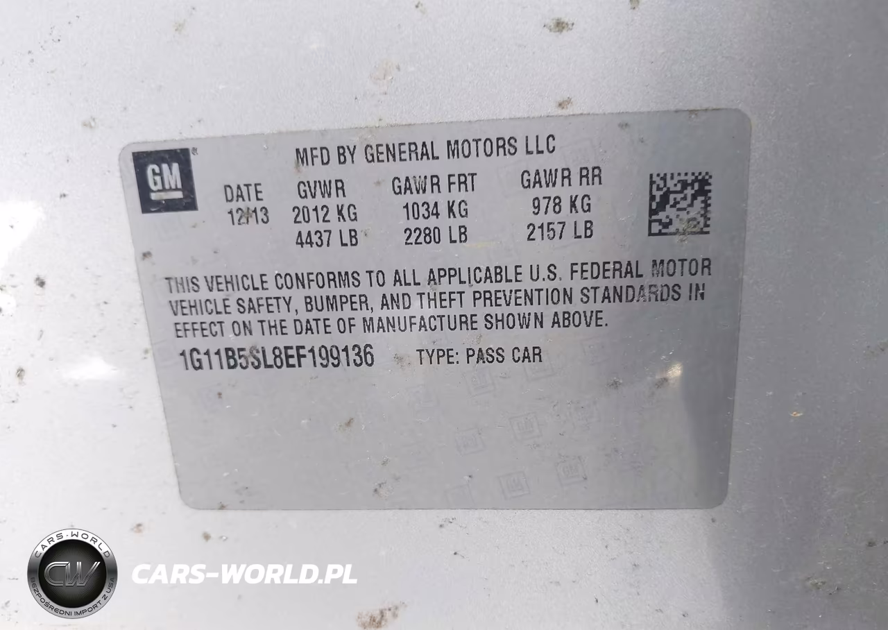 2014 Chevrolet Malibu 1Ls VIN:1G11B5SL8EF199136 - 9