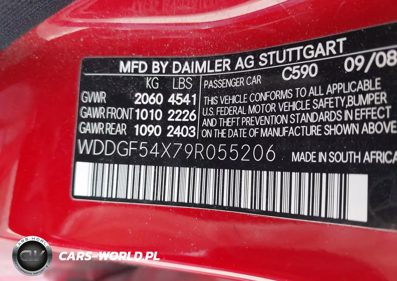 2009 Mercedes-Benz C 300 Luxury-Sport VIN:WDDGF54X79R055206 - 9