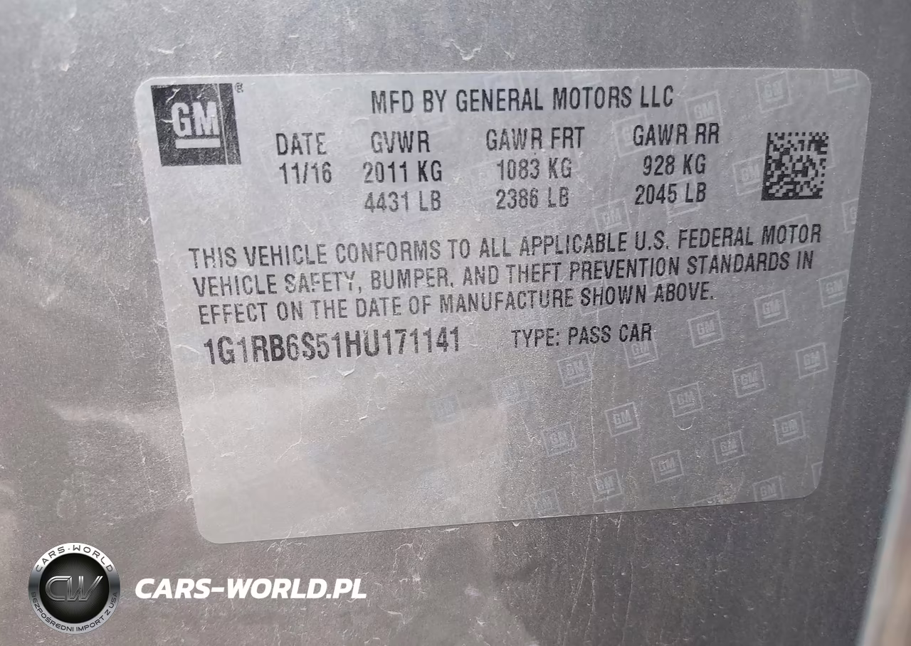 2017 Chevrolet Volt Premier VIN:1G1RB6S51HU171141 - 9