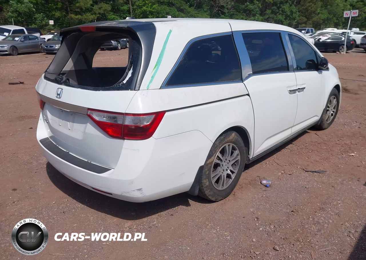 2011 Honda Odyssey Ex-L VIN:5FNRL5H69BB041784 - 4