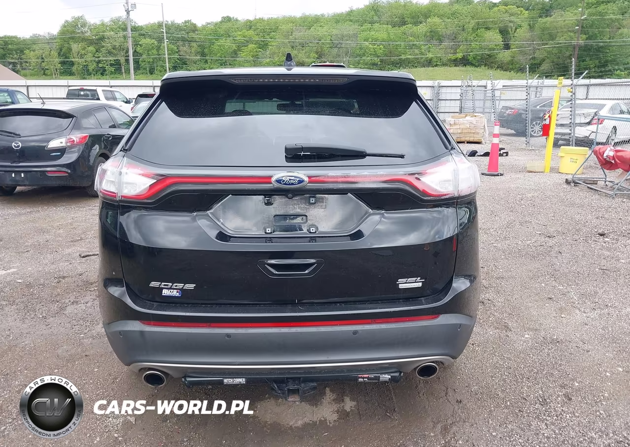 2017 Ford Edge Sel VIN:2FMPK3J95HBC16178 - 16