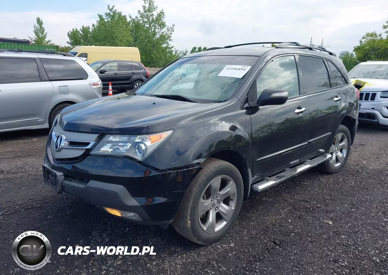 2007 Acura Mdx Sport Package VIN:2HNYD28887H552259 - 2