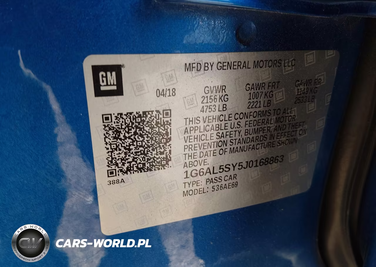 2018 Cadillac Ats-V VIN:1G6AL5SY5J0168863 - 9