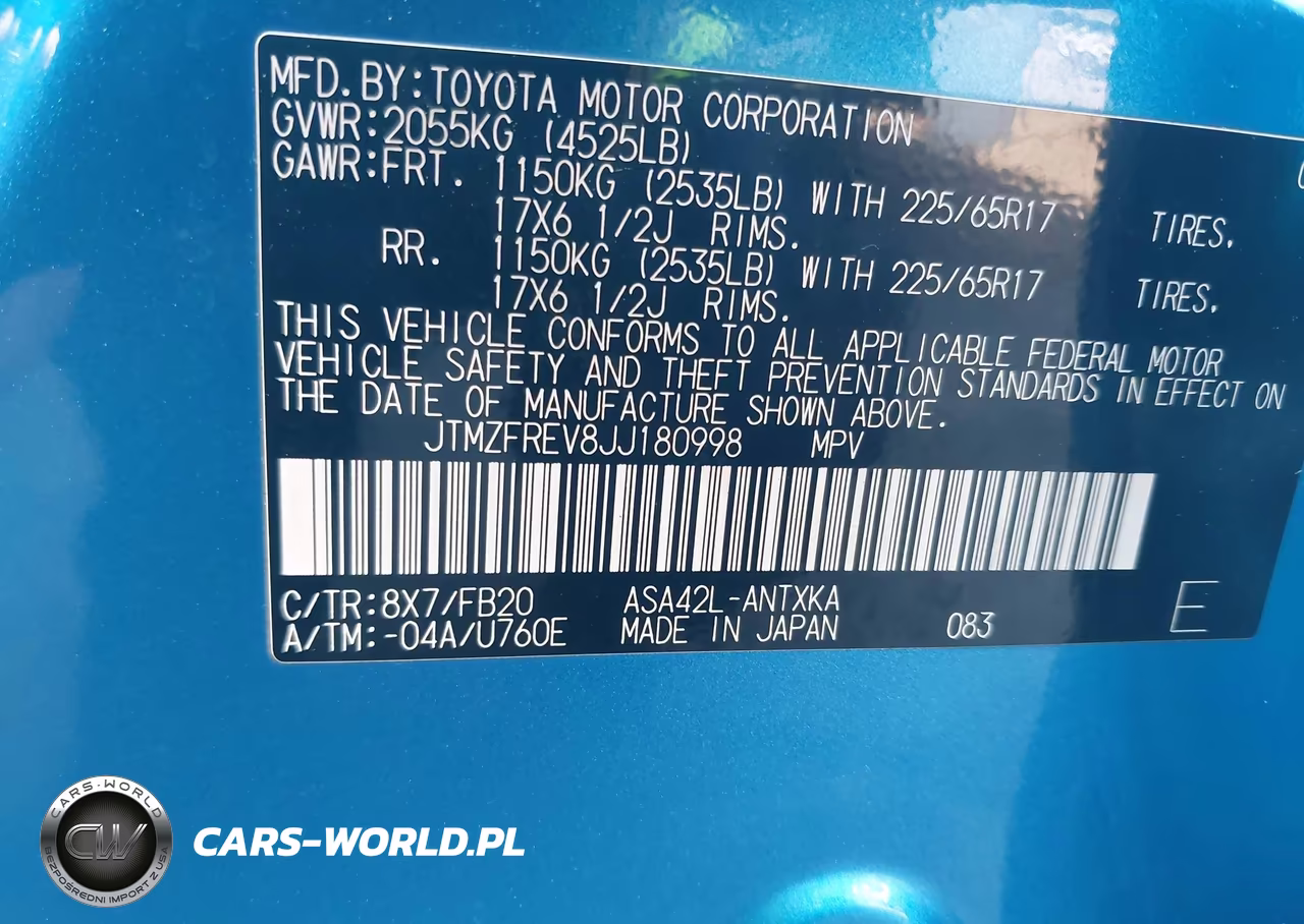2018 Toyota Rav4 Le VIN:JTMZFREV8JJ180998 - 9