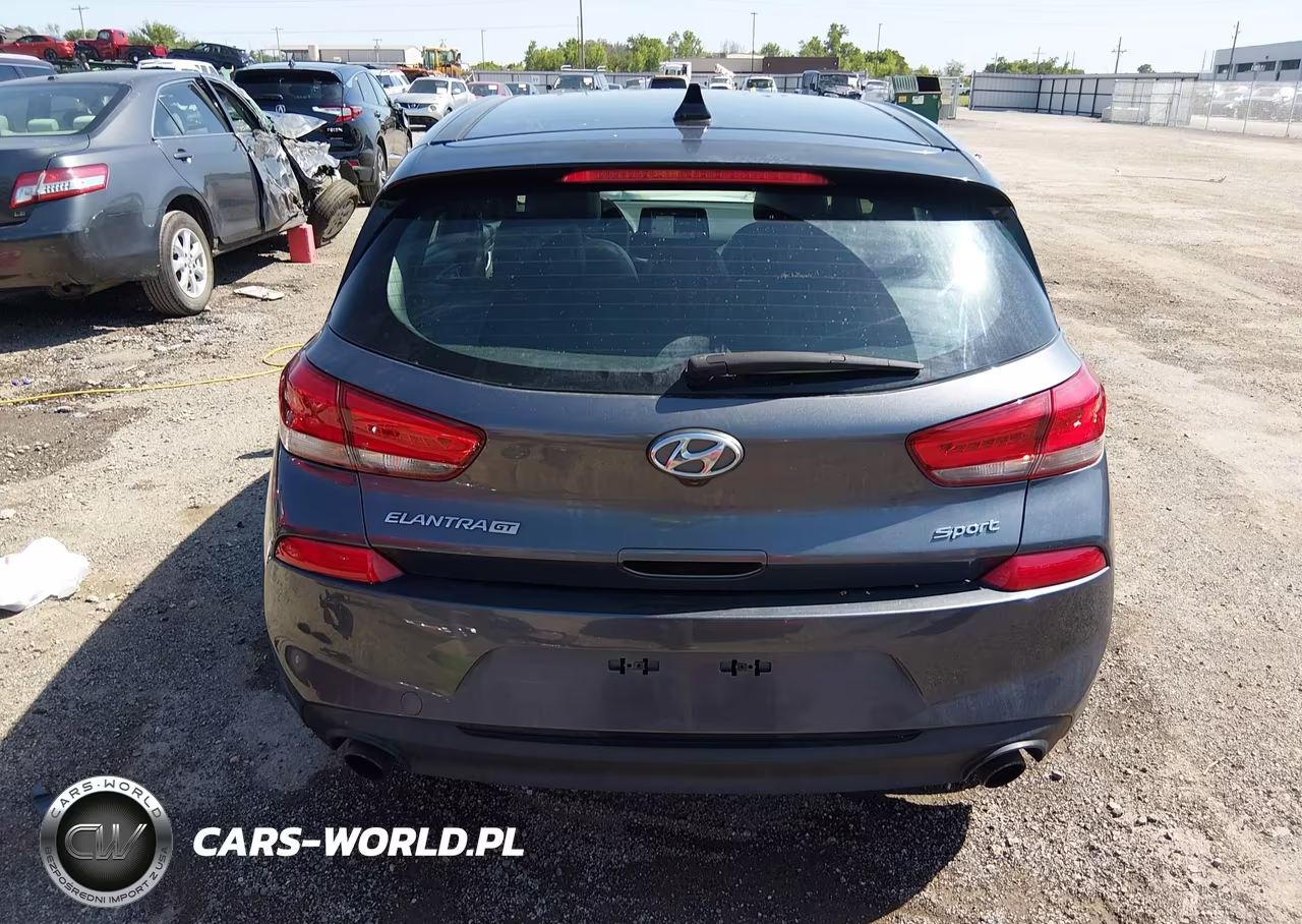 2018 Hyundai Elantra Gt Sport VIN:KMHH55LC2JU033319 - 17