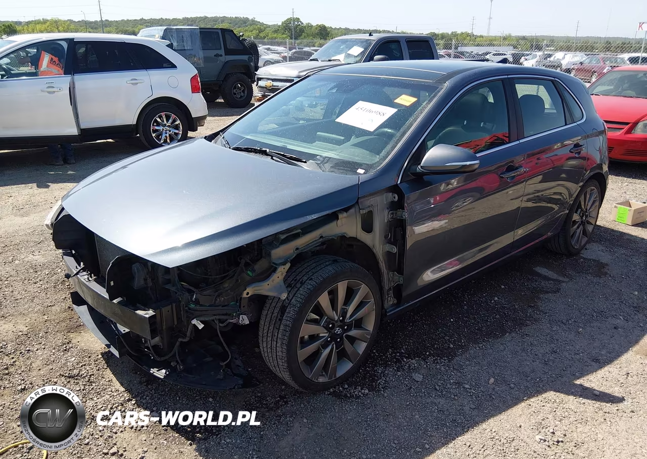 2018 Hyundai Elantra Gt Sport VIN:KMHH55LC2JU033319 - 2