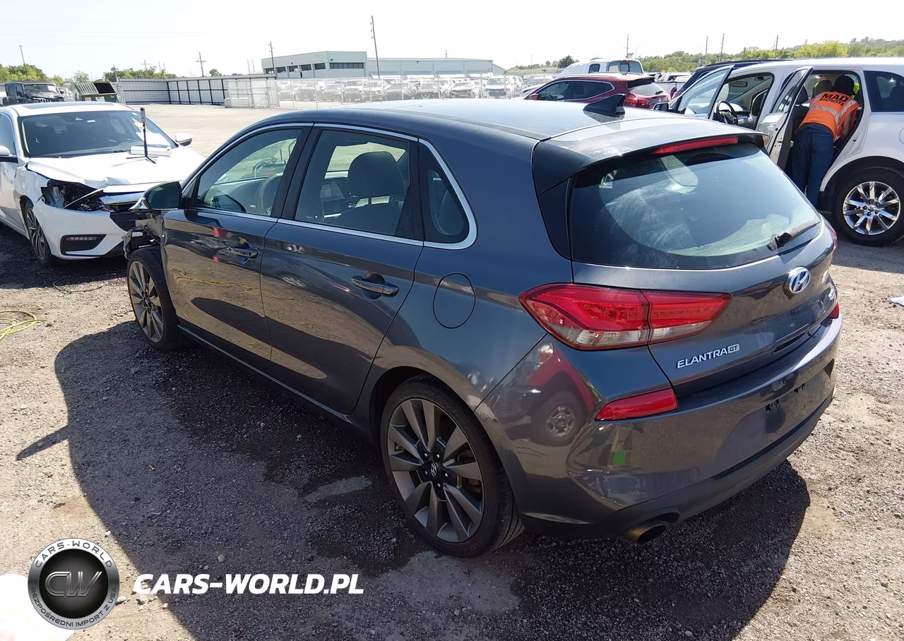 2018 Hyundai Elantra Gt Sport VIN:KMHH55LC2JU033319 - 3
