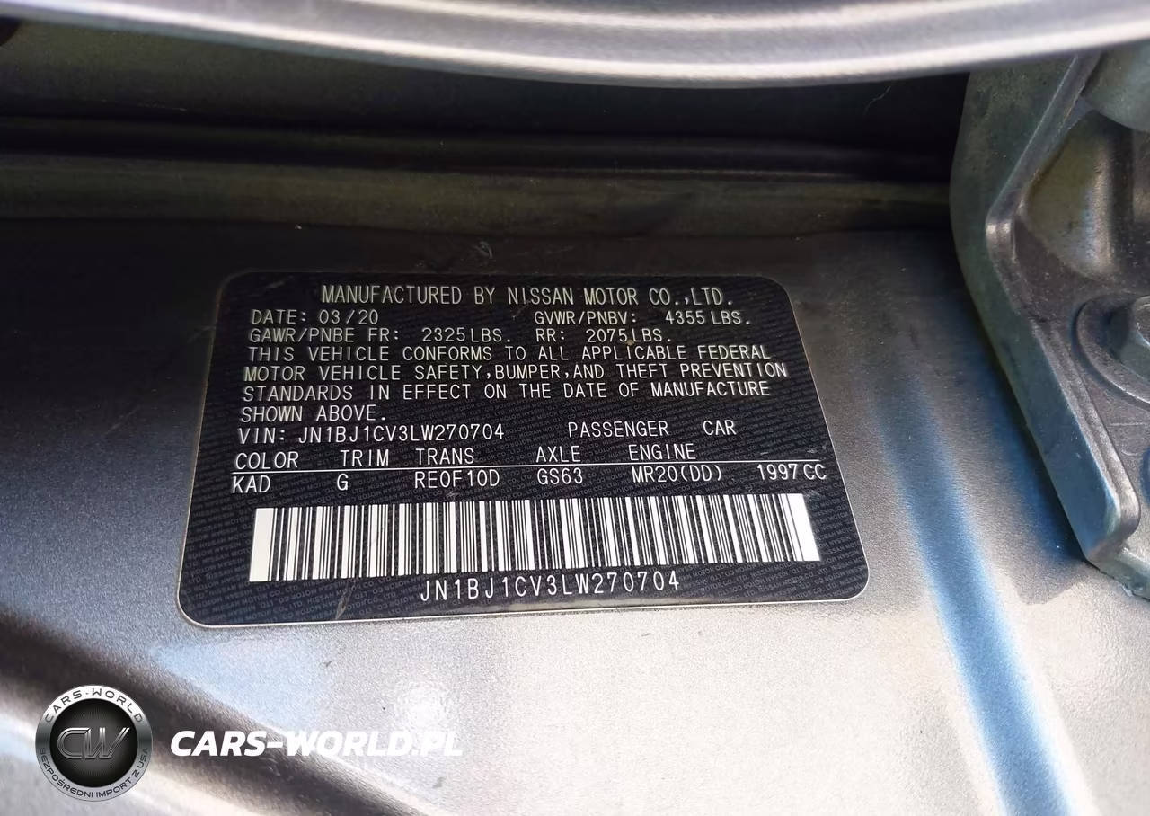 2020 Nissan Rogue Sport S Fwd Xtronic Cvt VIN:JN1BJ1CV3LW270704 - 9