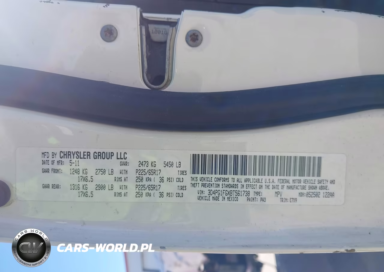 2011 Dodge Journey Mainstreet VIN:3D4PG1FGXBT561738 - 9