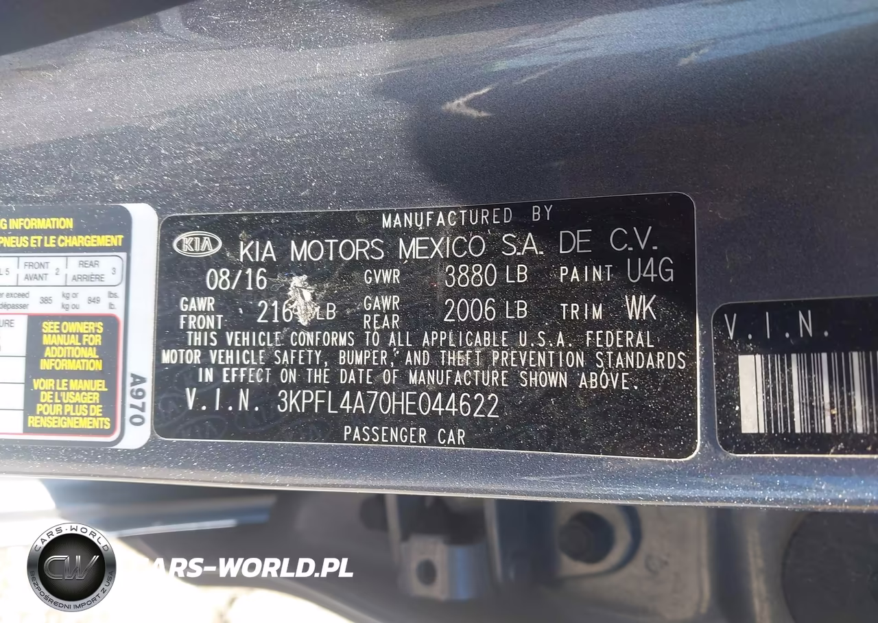 2017 Kia Forte S VIN:3KPFL4A70HE044622 - 9
