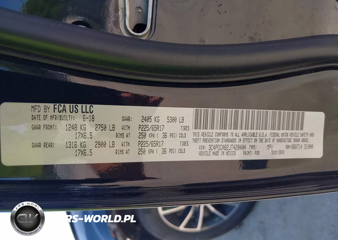 2018 Dodge Journey Se VIN:3C4PDCAB2JT428404 - 9