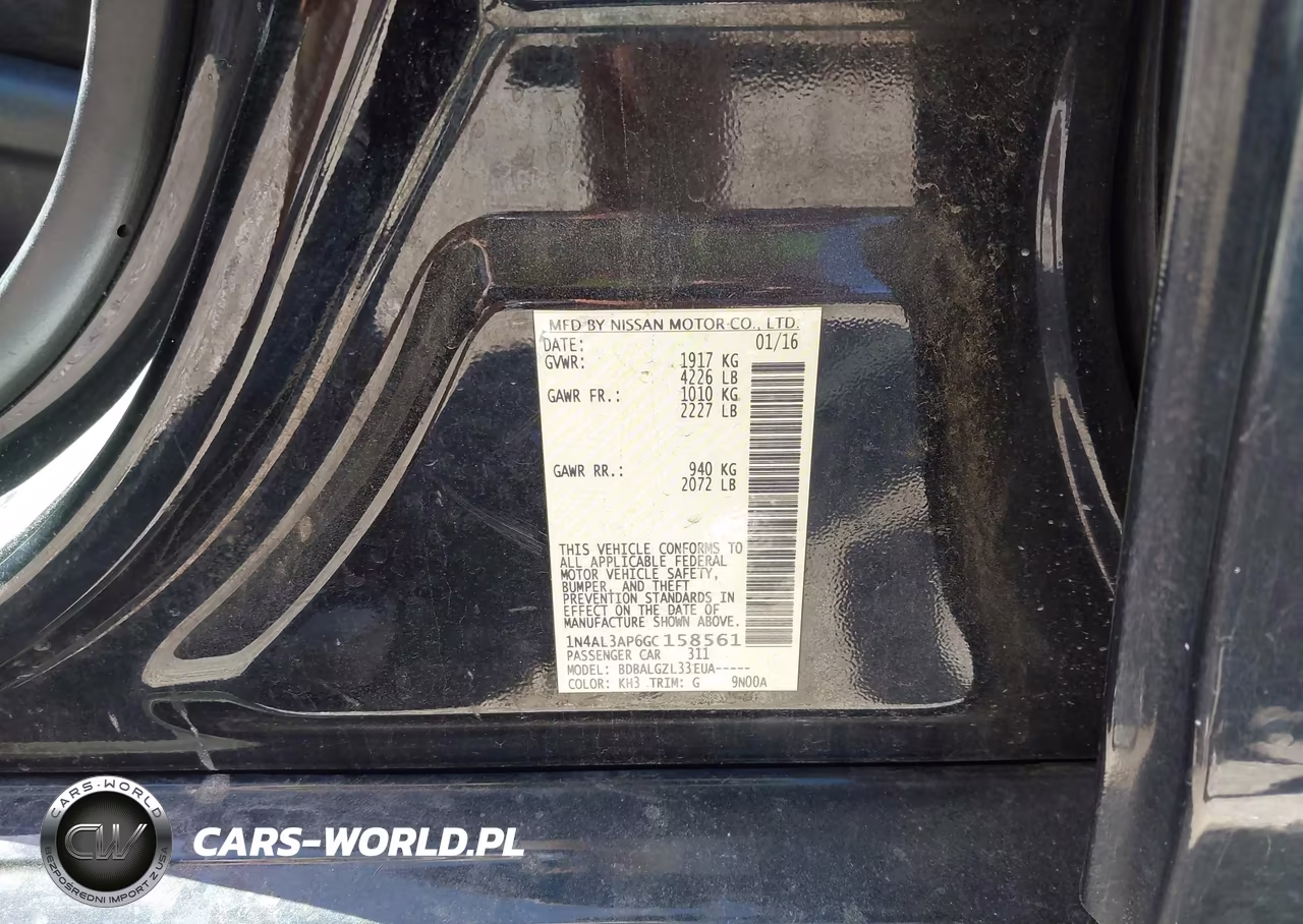 2016 Nissan Altima 2.5 VIN:1N4AL3AP6GC158561 - 9