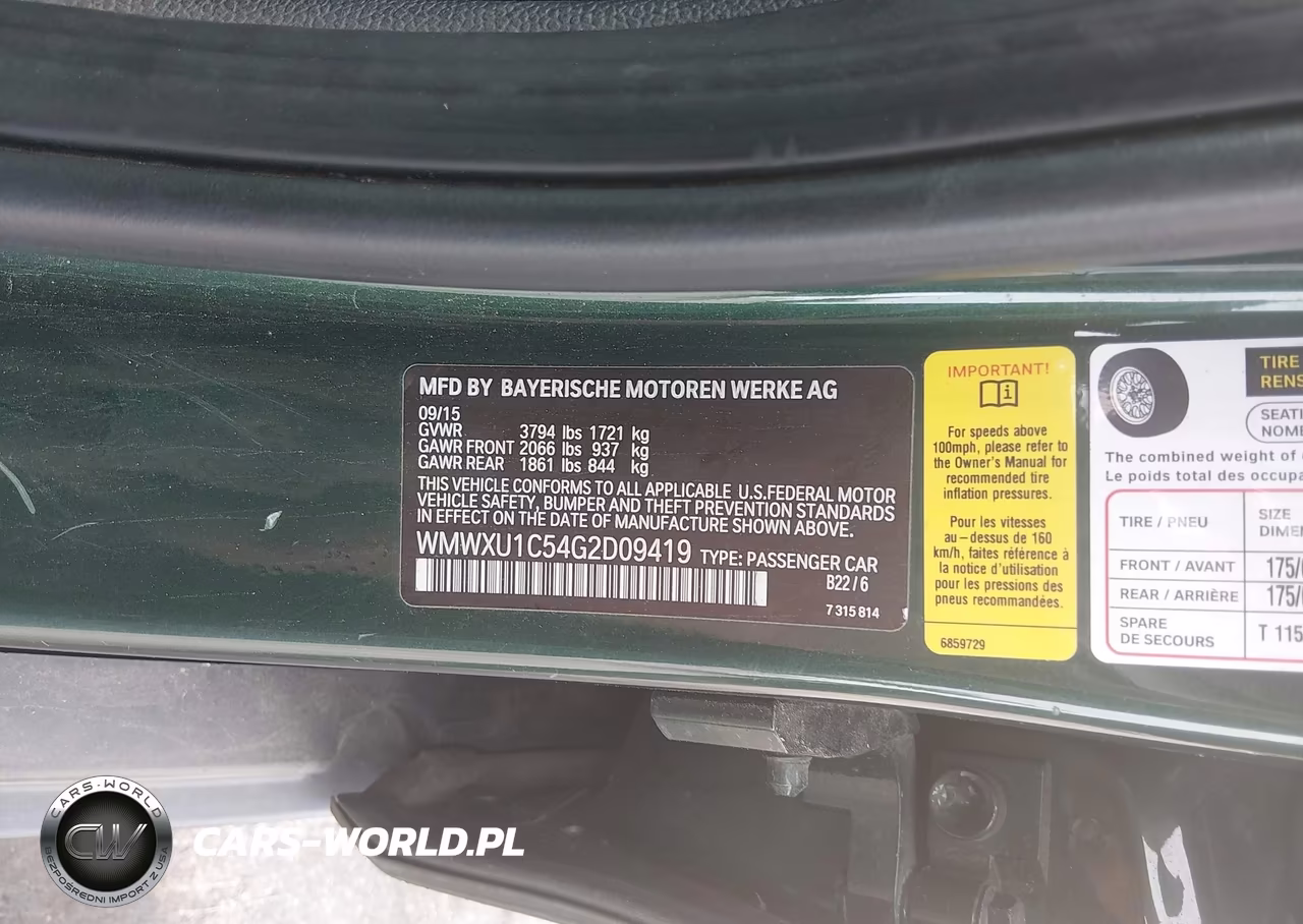 2016 Mini Hardtop Cooper VIN:WMWXU1C54G2D09419 - 9