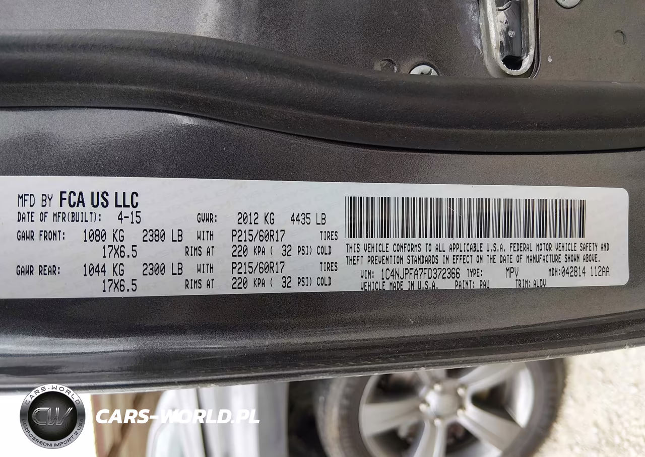 2015 Jeep Patriot High Altitude Edition VIN:1C4NJPFA7FD372366 - 9