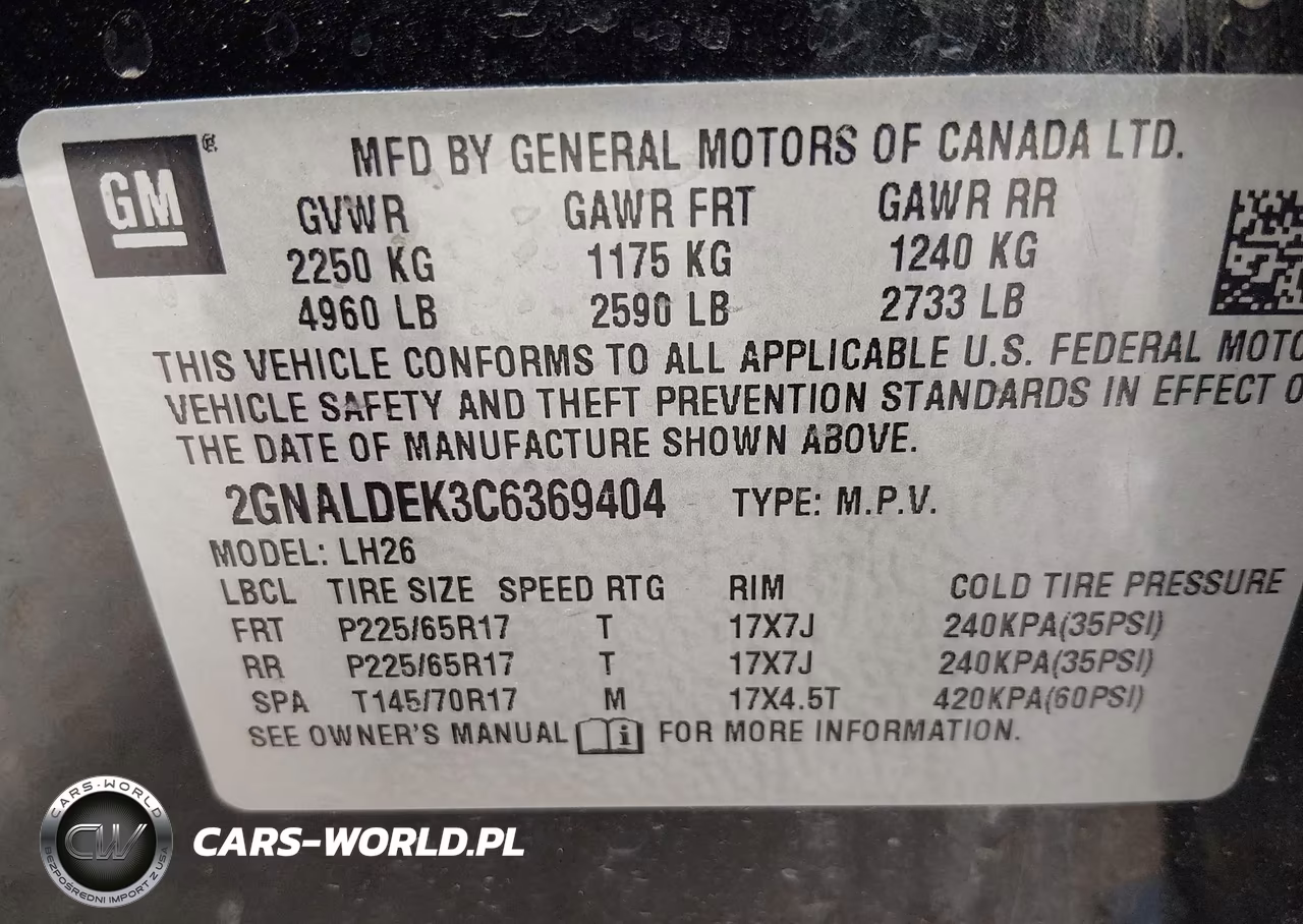 2012 Chevrolet Equinox 1Lt VIN:2GNALDEK3C6369404 - 9