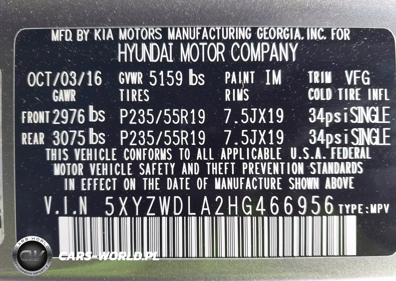 2017 Hyundai Santa Fe Sport 2.0T Ultimate VIN:5XYZWDLA2HG466956 - 9