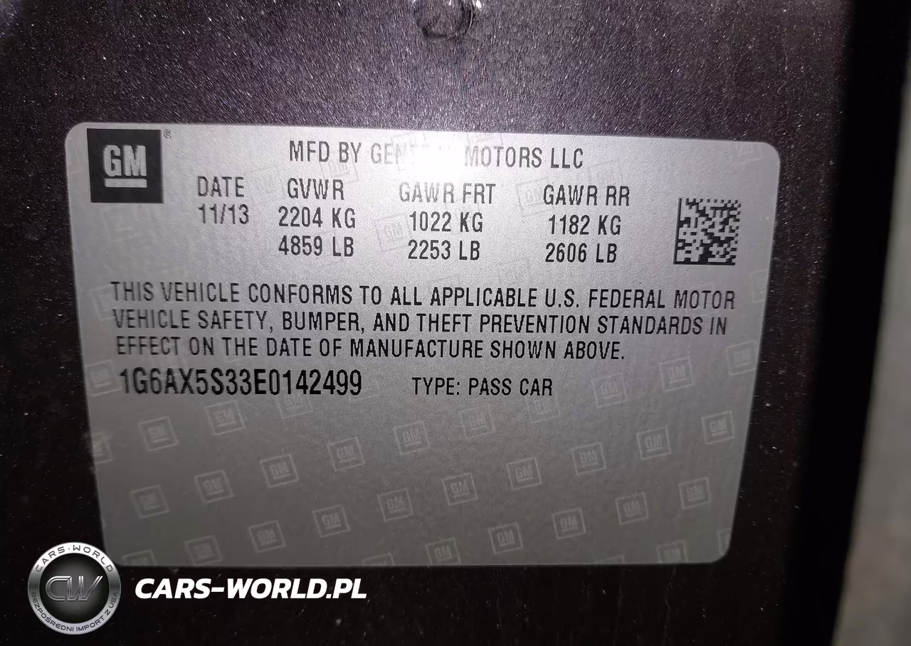 2014 Cadillac Cts Luxury VIN:1G6AX5S33E0142499 - 9