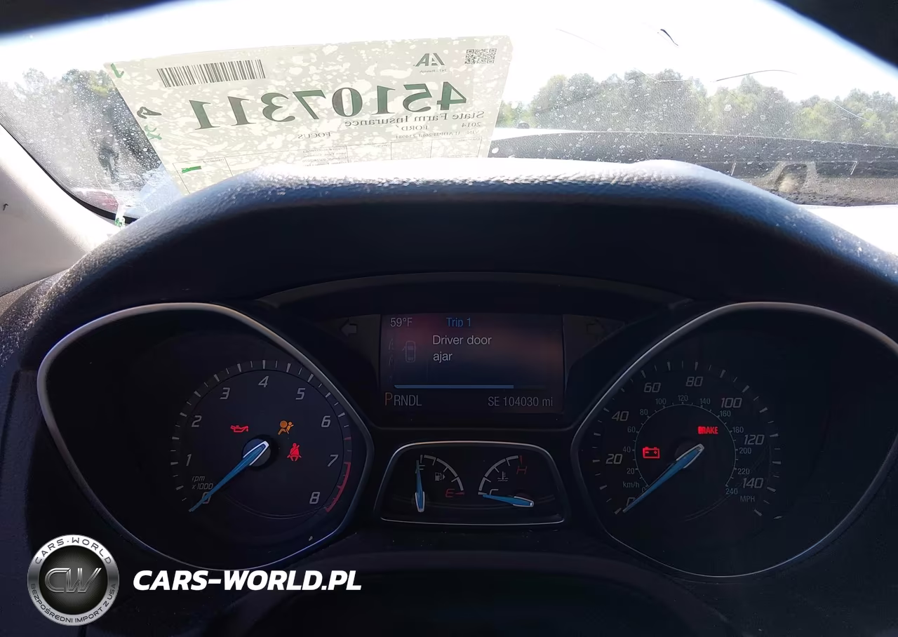 2014 Ford Focus Se VIN:1FADP3F26EL234081 - 7