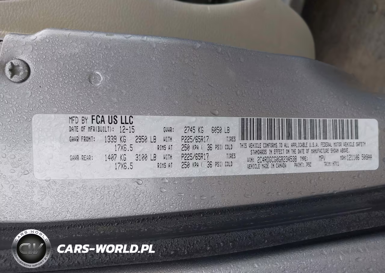 2016 Dodge Grand Caravan Sxt VIN:2C4RDGCG0GR234538 - 9