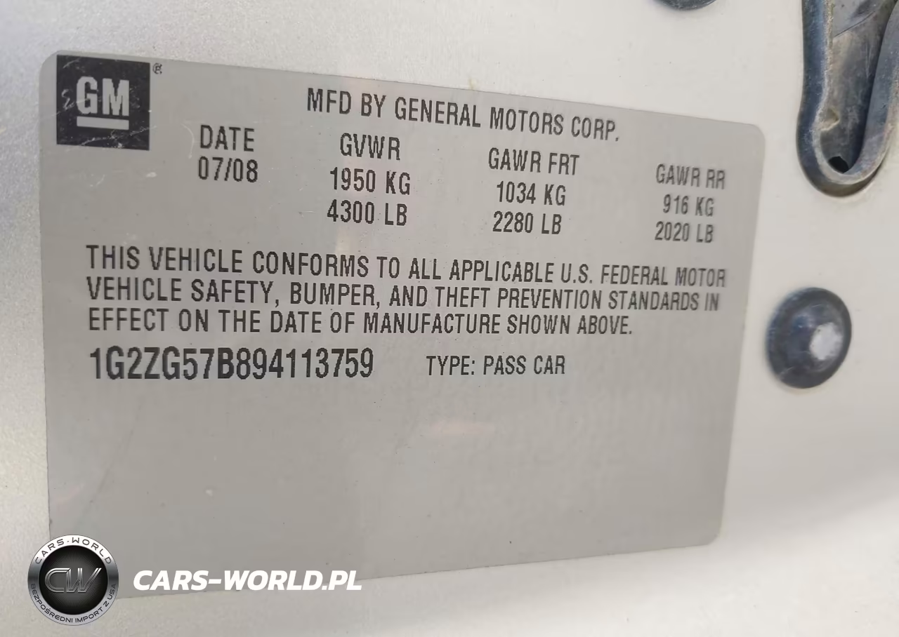 2009 Pontiac G6 VIN:1G2ZG57B894113759 - 9