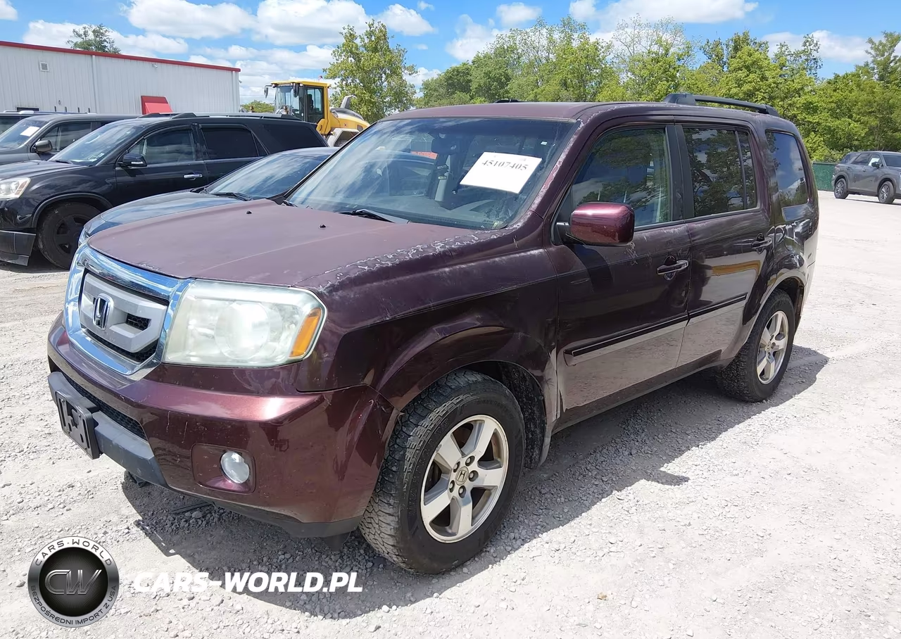 2010 Honda Pilot Ex-L VIN:5FNYF4H68AB007265 - 2