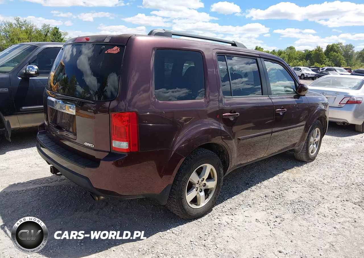 2010 Honda Pilot Ex-L VIN:5FNYF4H68AB007265 - 4