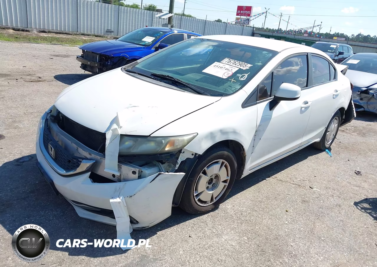 2013 Honda Civic Hf VIN:2HGFB2F63DH543163 - 2