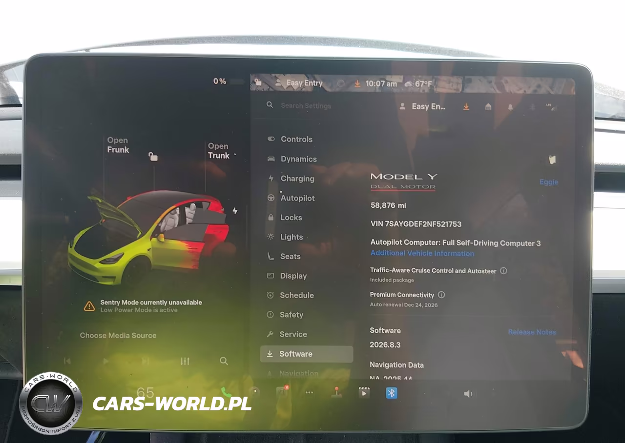 2022 Tesla Model Y Performance Dual Motor All-Wheel Drive VIN:7SAYGDEF2NF521753 - 7