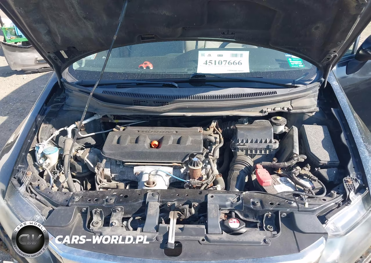 2012 Honda Civic Lx VIN:2HGFB2F57CH604827 - 10