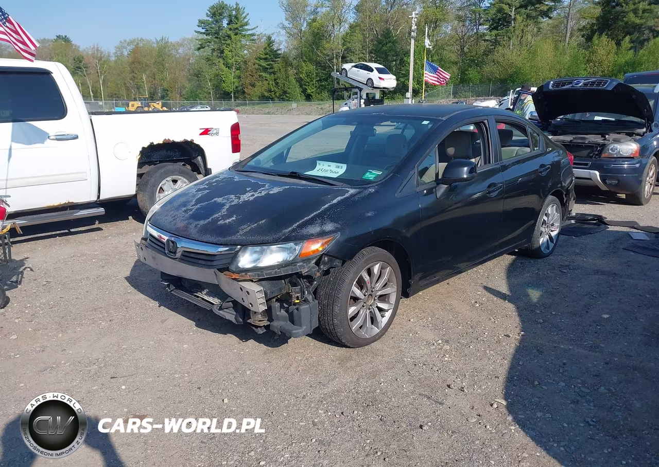 2012 Honda Civic Lx VIN:2HGFB2F57CH604827 - 2