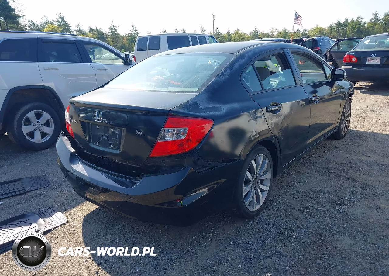 2012 Honda Civic Lx VIN:2HGFB2F57CH604827 - 4