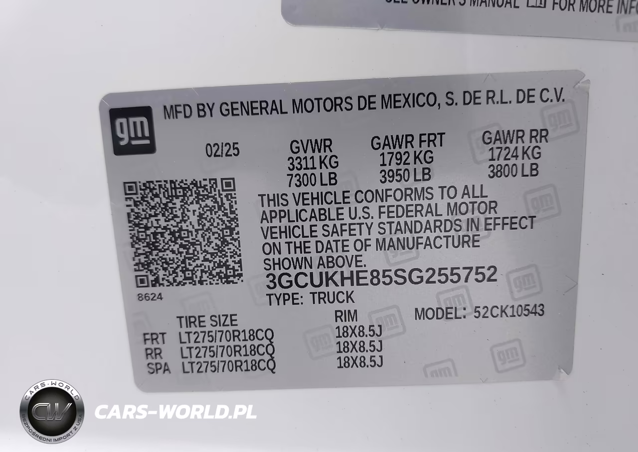 2025 Chevrolet Silverado 1500 4Wd Short Bed Zr2 VIN:3GCUKHE85SG255752 - 9