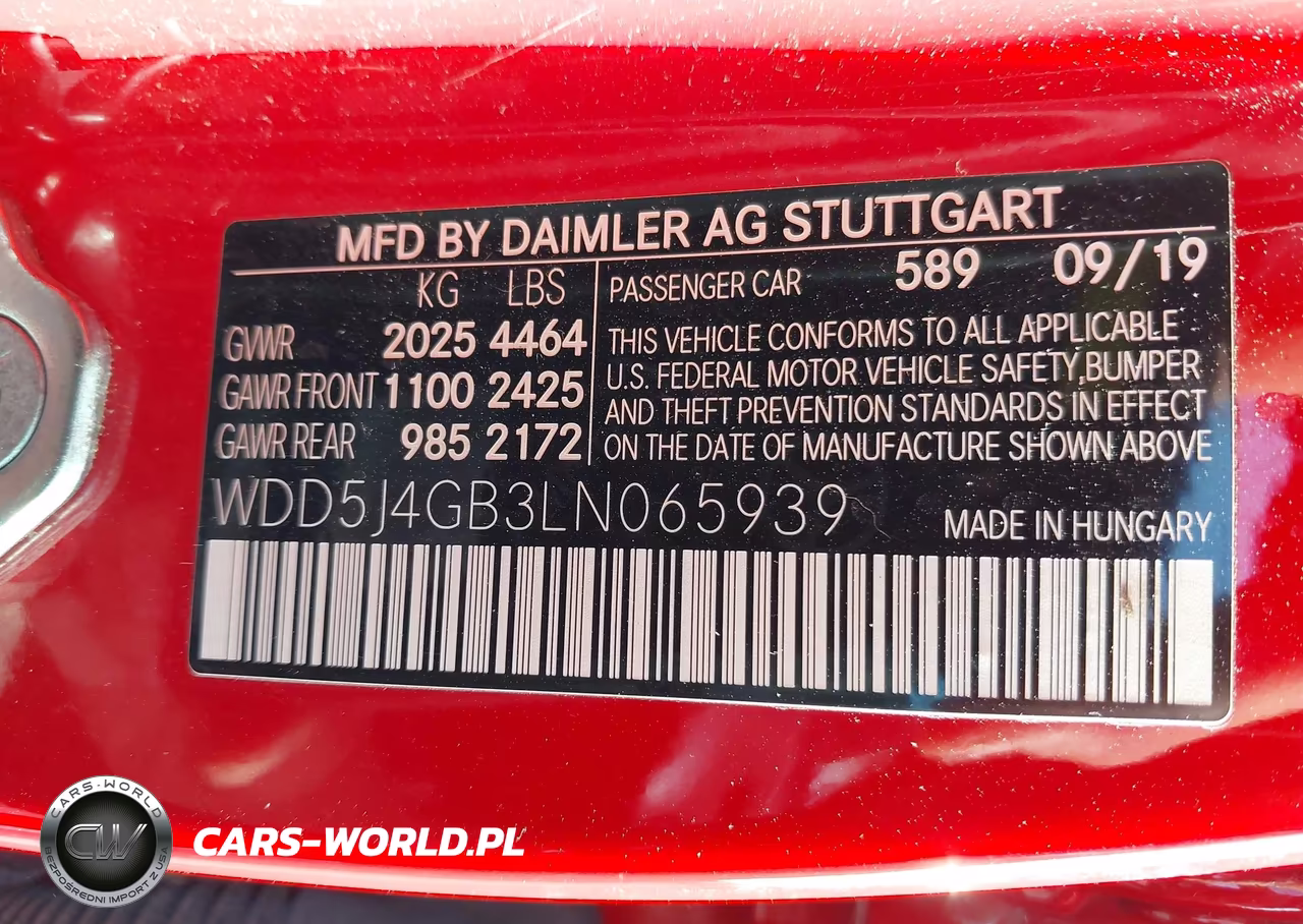 2020 Mercedes-Benz Cla 250 VIN:WDD5J4GB3LN065939 - 9