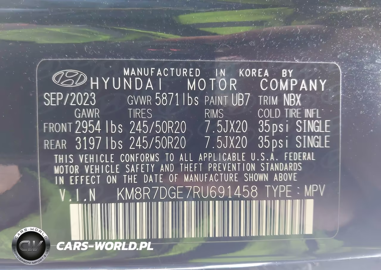 2024 Hyundai Palisade Calligraphy VIN:KM8R7DGE7RU691458 - 9