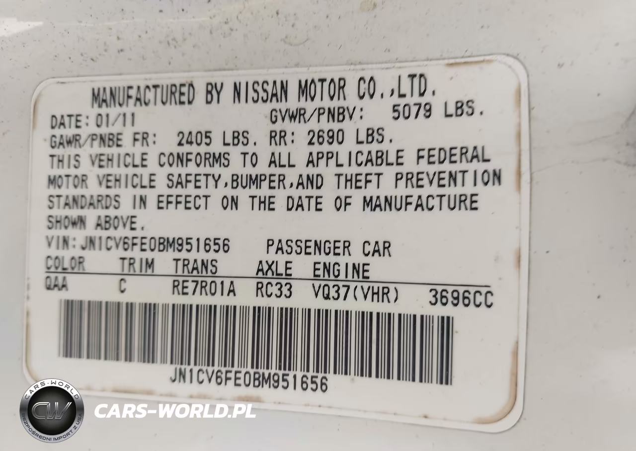 2011 Infiniti G37 VIN:JN1CV6FE0BM951656 - 9